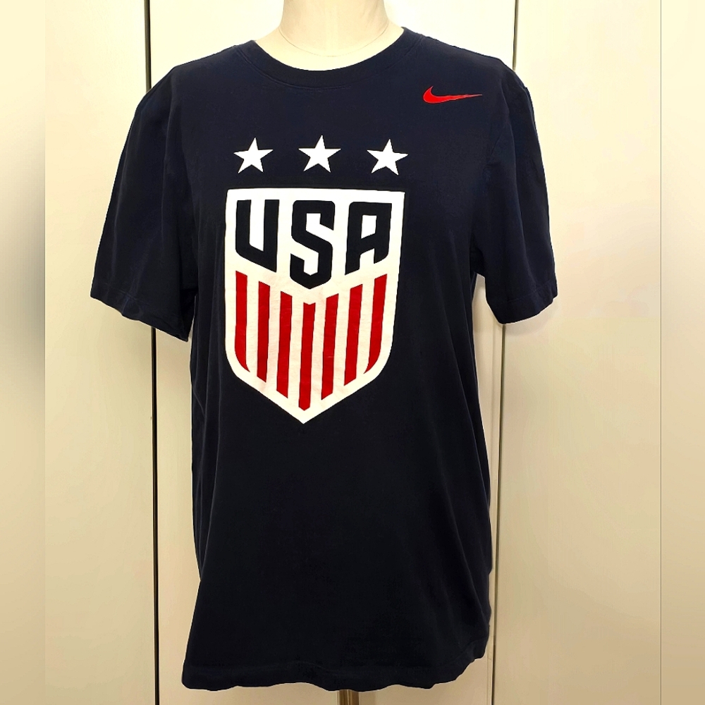 Nike USA Soccer Federation T-shirt Dark Blue Adult L (B)